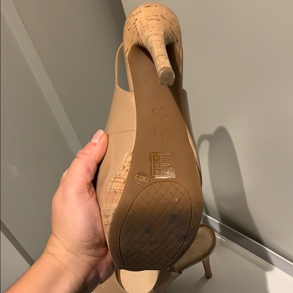 Jessica Simpson peep toe heels - Picture 4 of 4